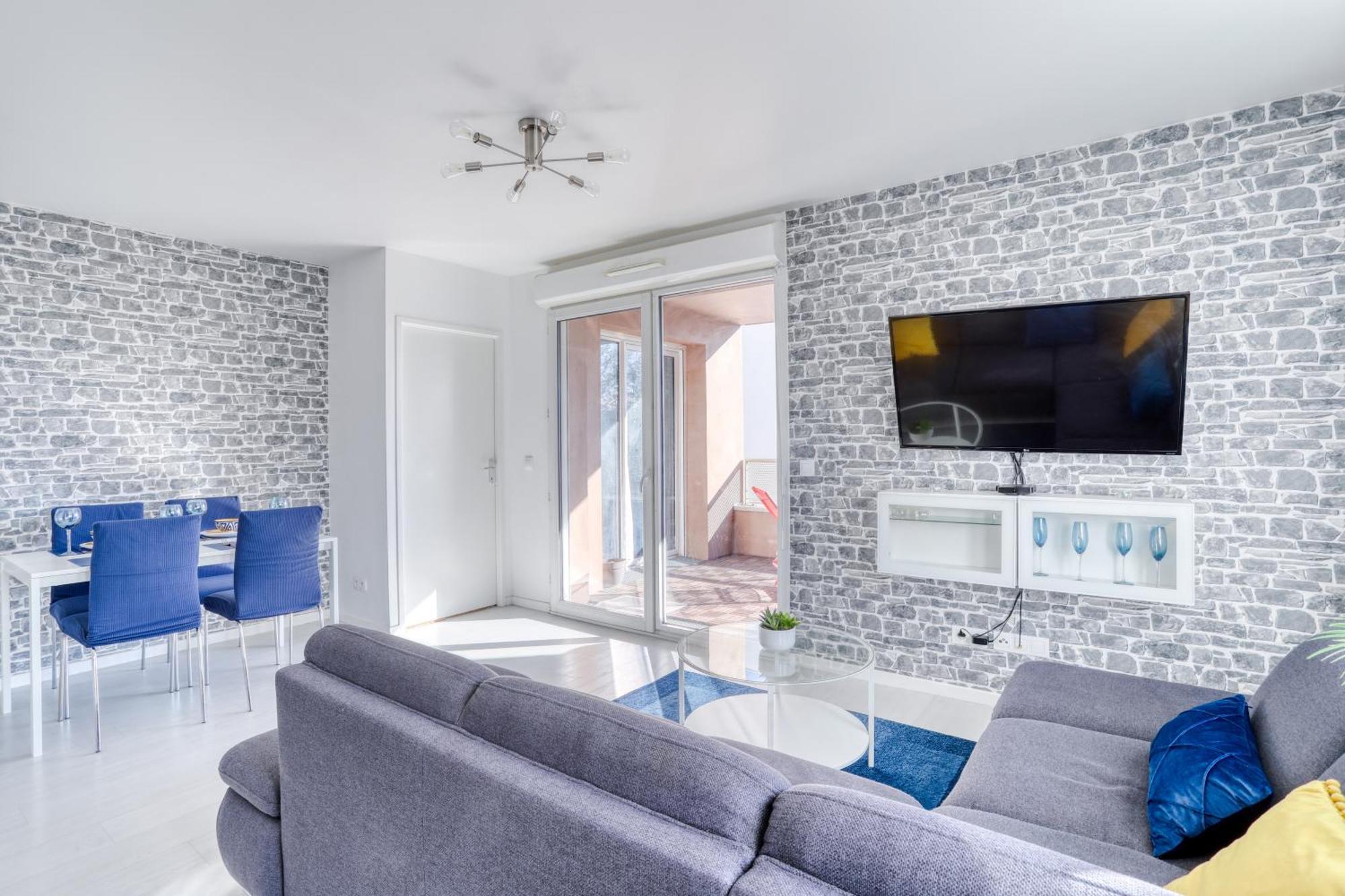 "Le Serenity ", Appartement Spacieux ,Balcon, Parking Prive Gratuit, Netflix, Proche Cdg Et Stade De France สแตงส์ ภายนอก รูปภาพ